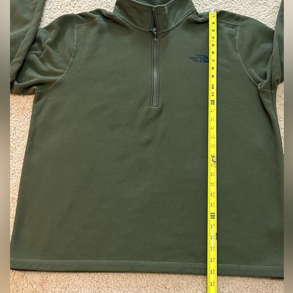 The North Face 1/4 Zip Jacket Mens XXL Textured Cap Rock Green Gorpcore Hiking - Picture 8 of 9